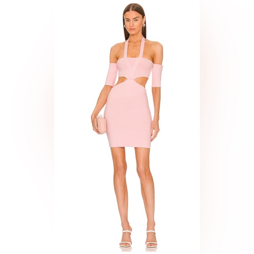 Michael Costello x REVOLVE Angela Dress in Pink
